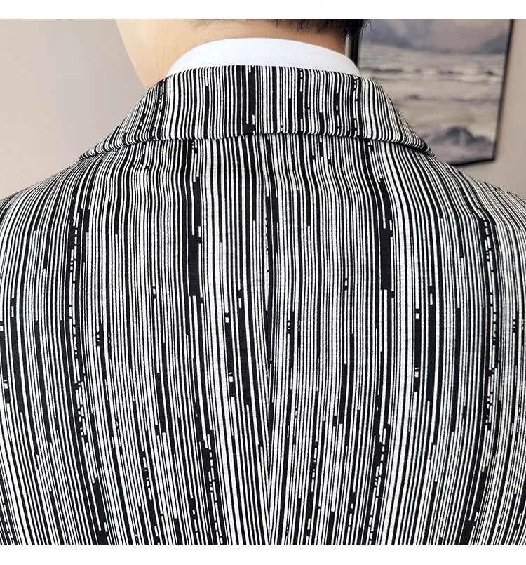 Blazer homme luxe à carreaux, Slim Fit, style britannique – Mariage & affaires .