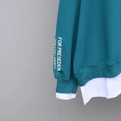 T-shirt femme noir ample graphique, style Kpop, streetwear élégant anime .