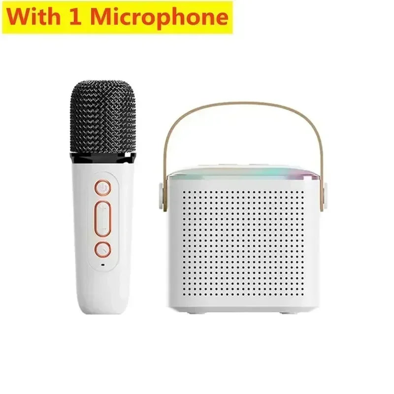 Enceinte karaoké Bluetooth portable avec micro, mini système audio KTV