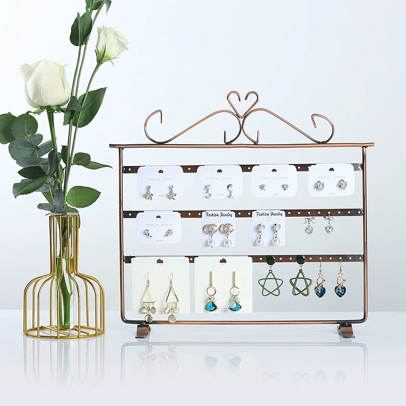 Présentoir bijoux métal T1 - boucles, colliers, bracelets