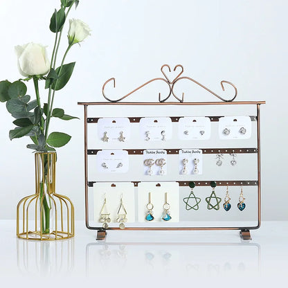 Présentoir bijoux métal T1 - boucles, colliers, bracelets