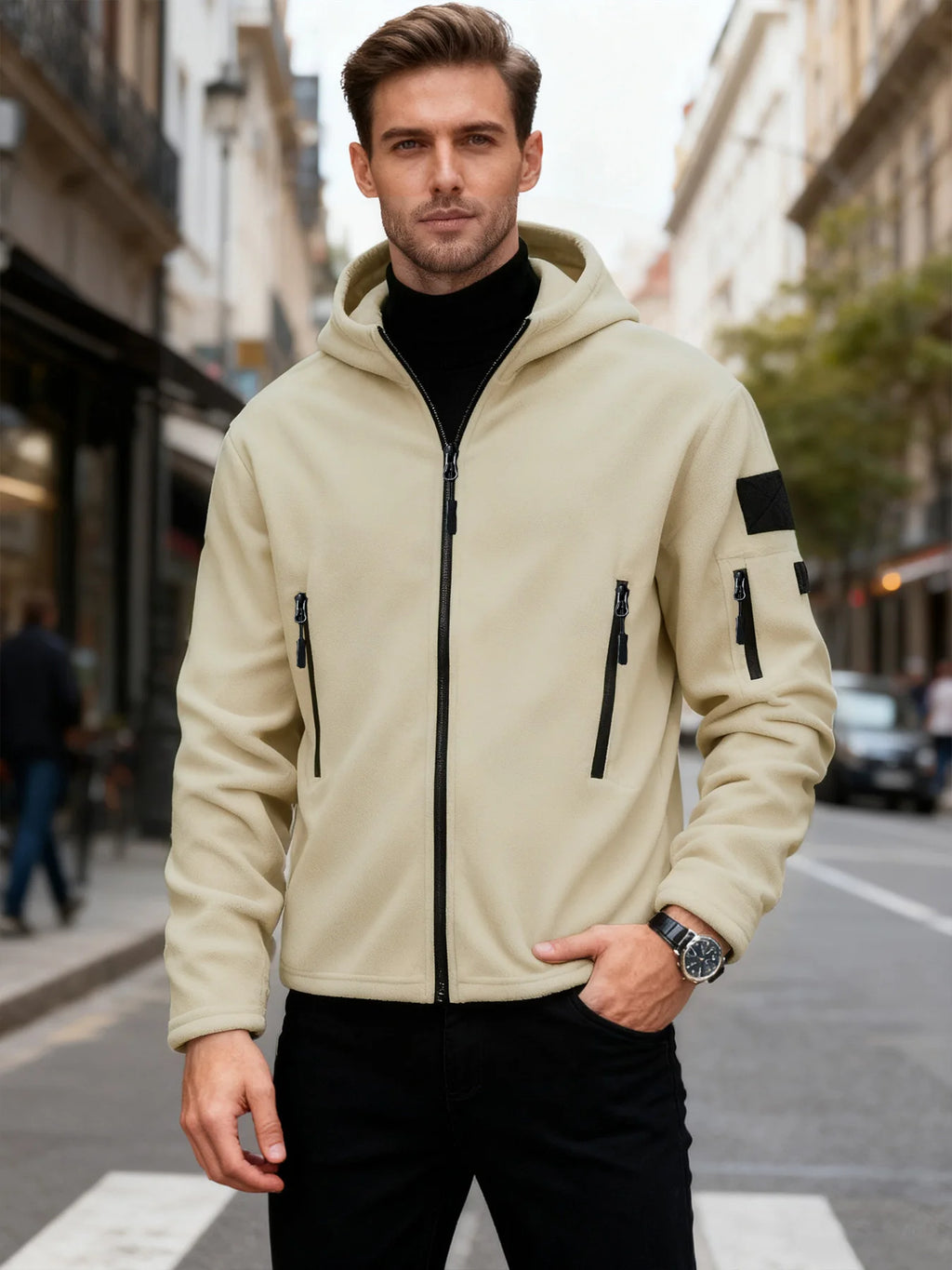 Veste Tactique Homme Coupe-Vent Outdoor