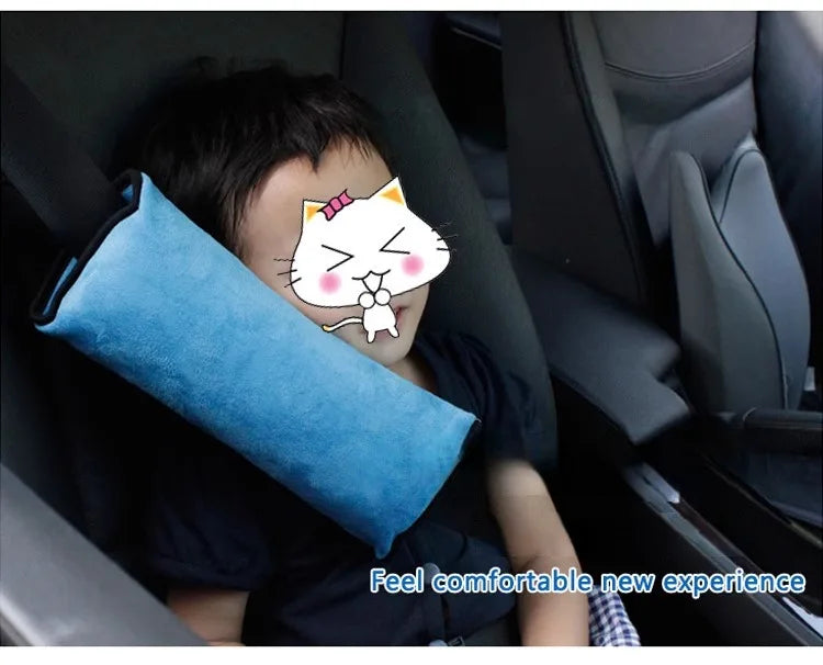 Housse de ceinture de sécurité enfant – épaulière mignonne en peluche pour voiture