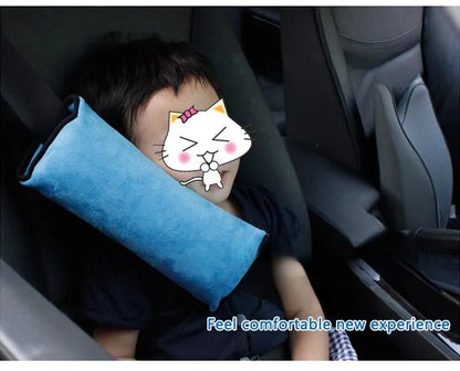 Housse de ceinture de sécurité enfant – épaulière mignonne en peluche pour voiture