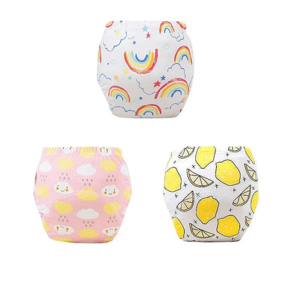 Pantalon d'entraînement bébé coton imperméable – 6 couches absorbantes – Lavable et réutilisable – Culotte apprentissage confortable et écologique