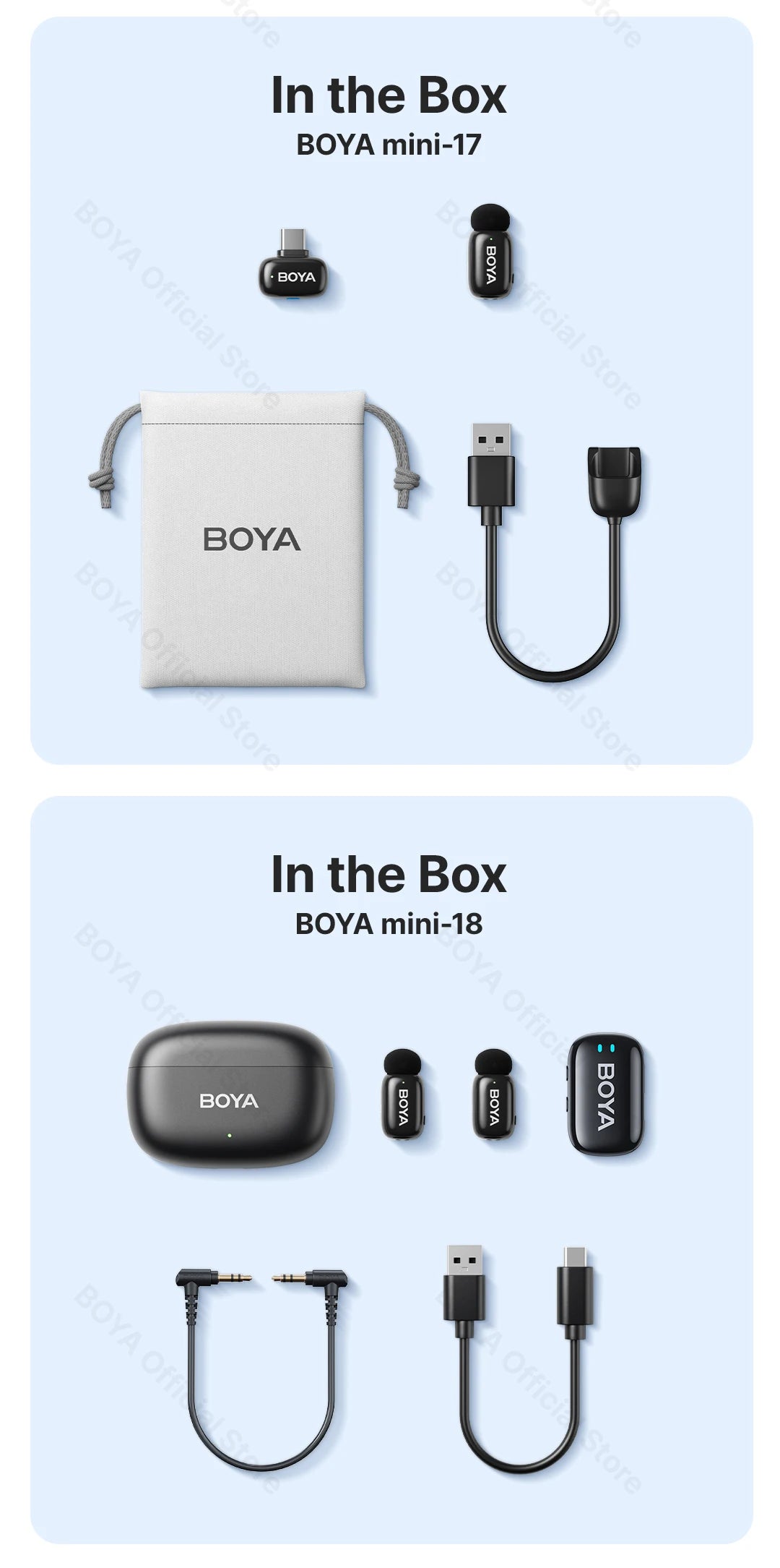 Micro Sans Fil BOYA Lavalier Mini, Enregistrement Audio/Vidéo .