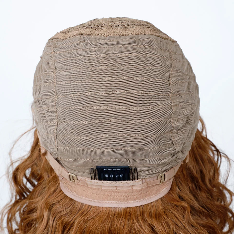 Perruque Cheveux Humains 100% Naturels, Coupe Lutin Courte Brun, Multi Séparation .