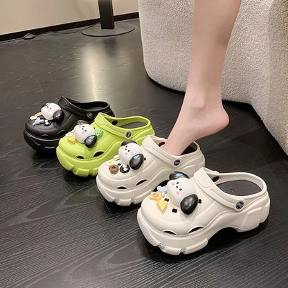 Sanurgente pantoufles Hello Kitty japonaise kawaii – Antidérapantes, respirantes, en caoutchouc doux, pour intérieur et extérieur