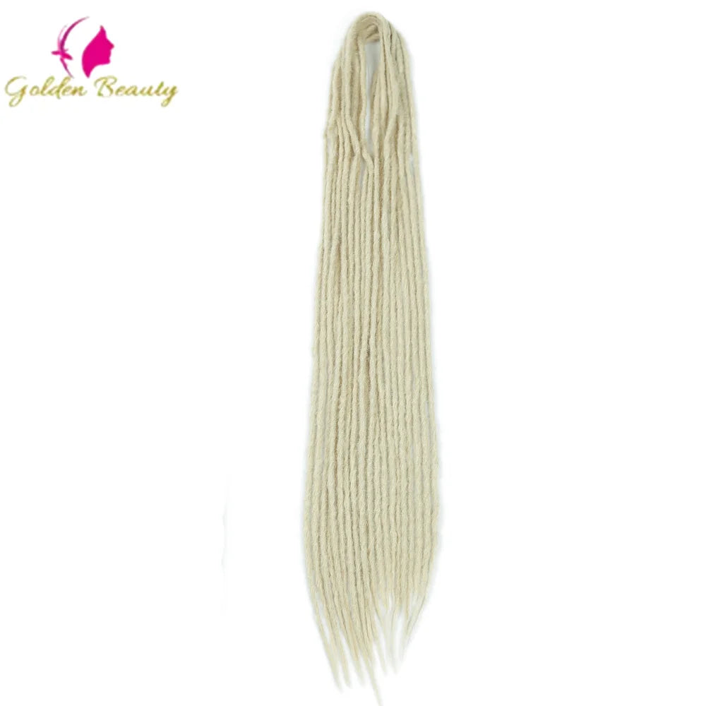 Extensions Dreadlocks Synthétiques 24” Double Extrémité, 10 Brins .