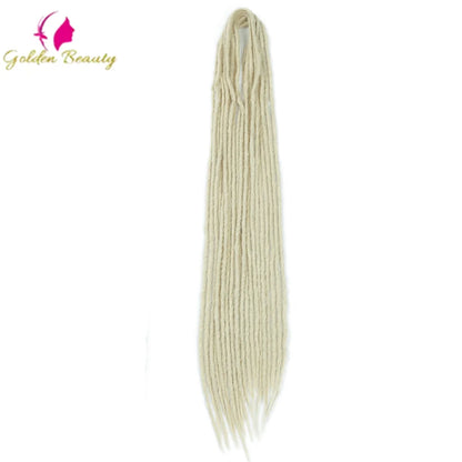 Extensions Dreadlocks Synthétiques 24” Double Extrémité, 10 Brins .