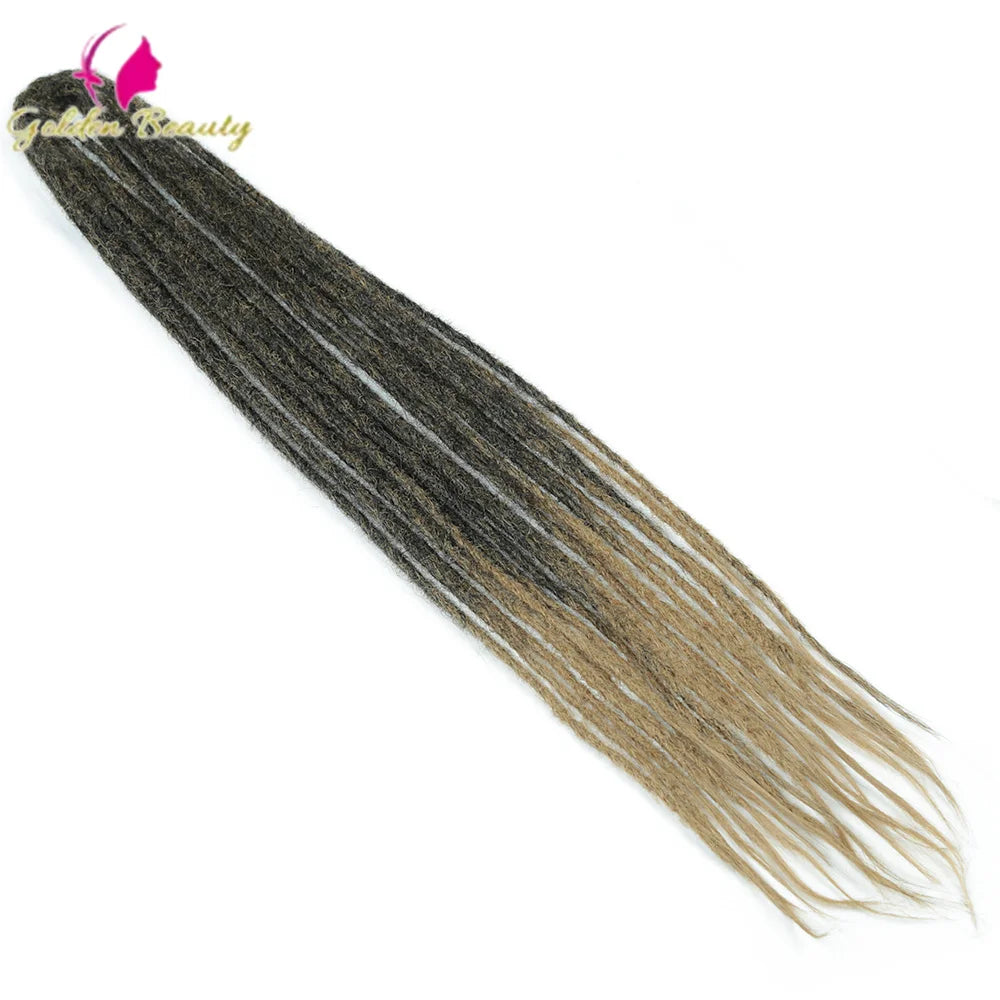 Extensions Dreadlocks Synthétiques 24” Double Extrémité, 10 Brins .