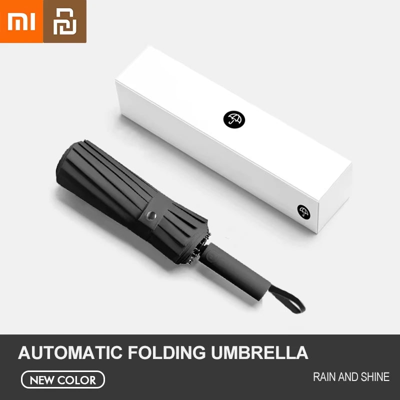 Parapluie Xiaomi Youpin double couche anti-vent, 16 côtes, protection UV, pluie et soleil