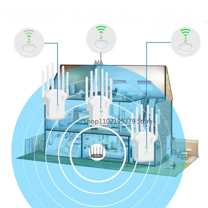 Répéteur WiFi double bande AC1200 5G haute puissance