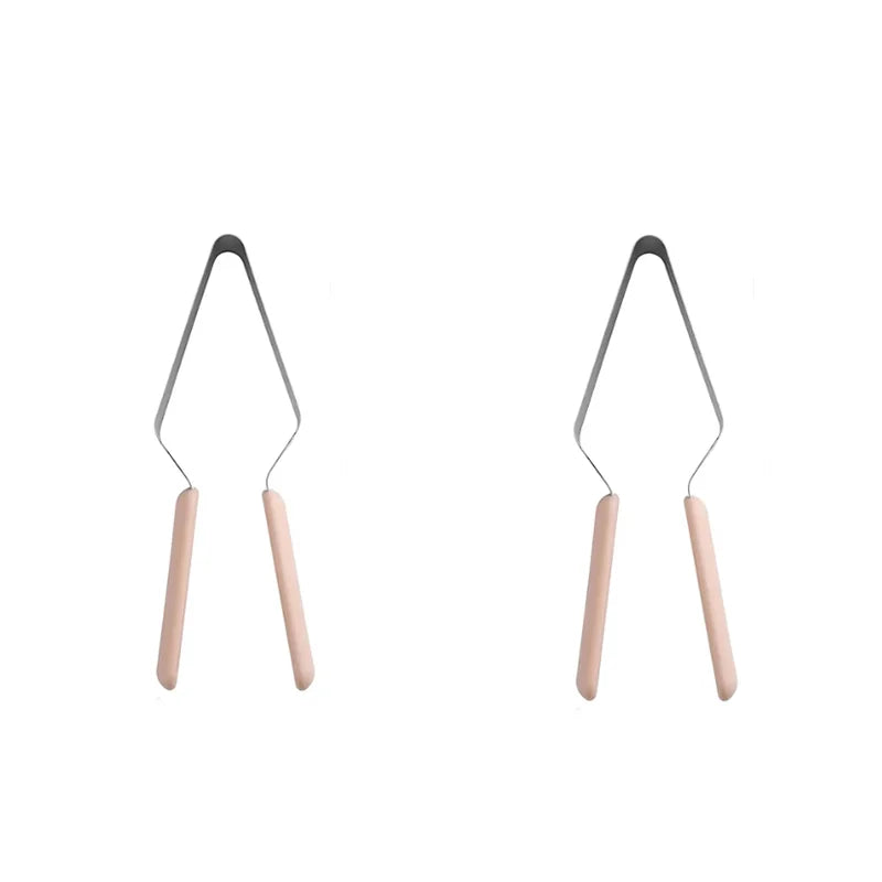 Clip séparateur triangulaire pour gâteau avec couteau en inox – outil de décoration pâtisserie