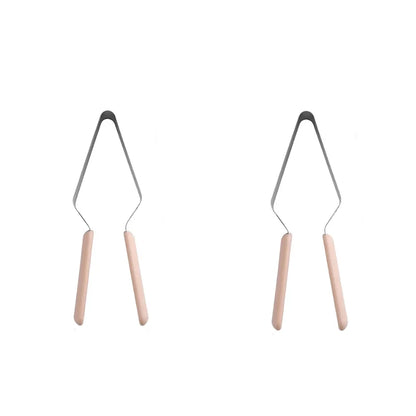 Clip séparateur triangulaire pour gâteau avec couteau en inox – outil de décoration pâtisserie