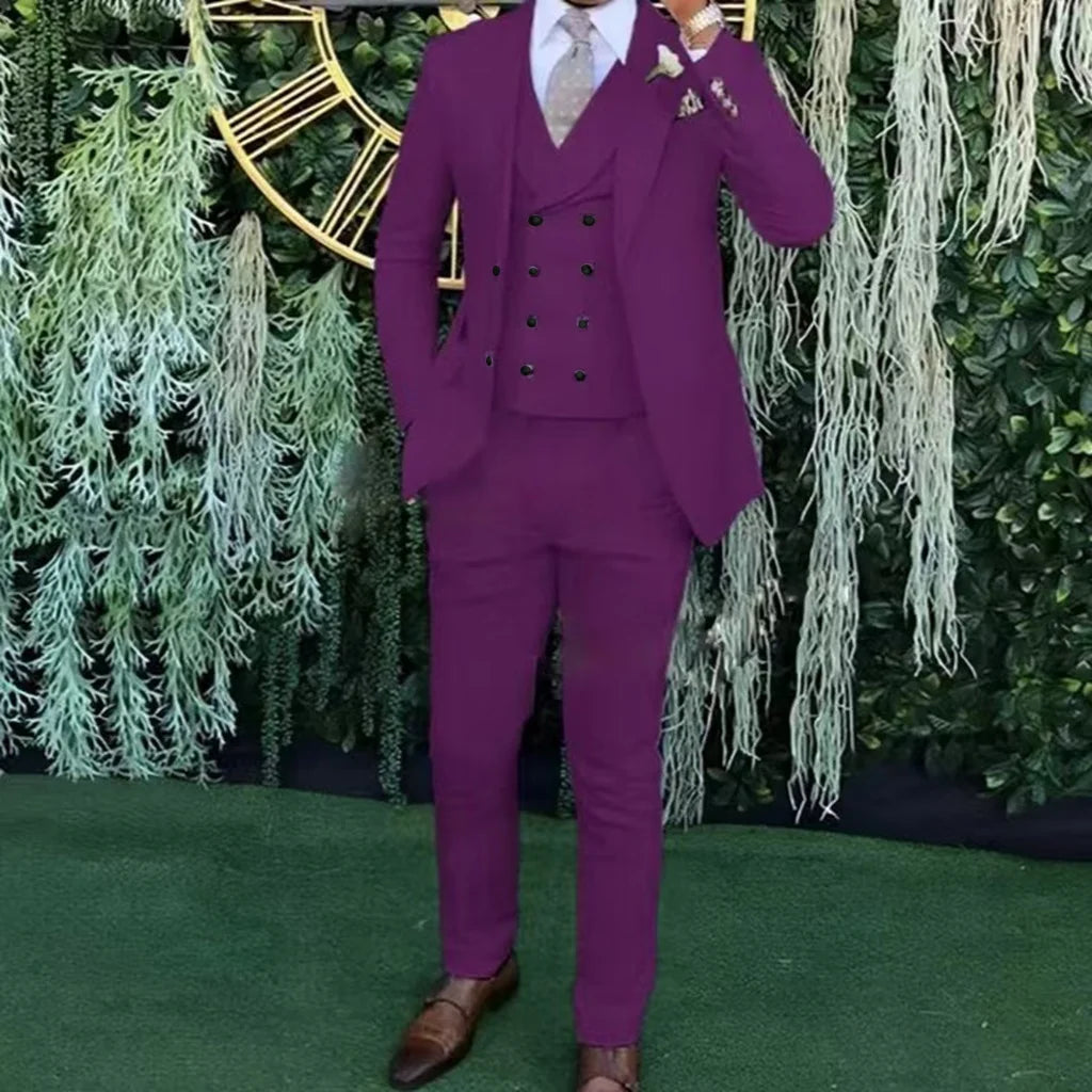 Costume 3 pièces homme : blazer, gilet, pantalon – mariage & affaires .