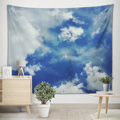 Tapisserie murale nuages mélodieux﻿– couvre-lit artiste, serviette plage, déco hippie chambre dortoir