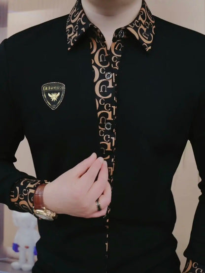 Chemise Affaires Homme Légère – Tendance Jeune, Revers Élégant .