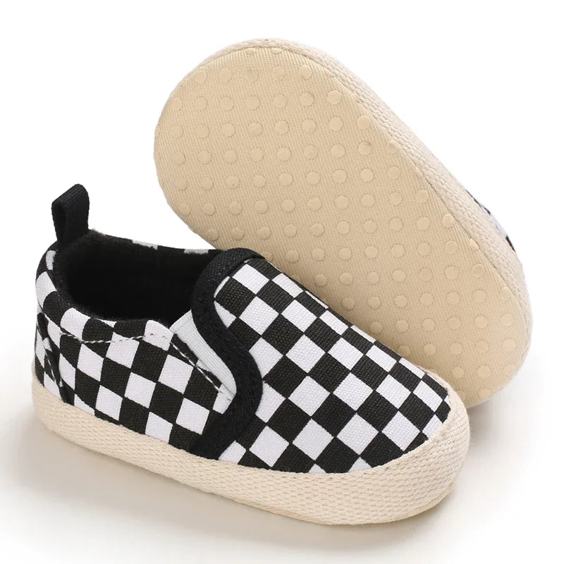 Chaussures bébé en toile – premiers pas, garçon/fille, décontractées
