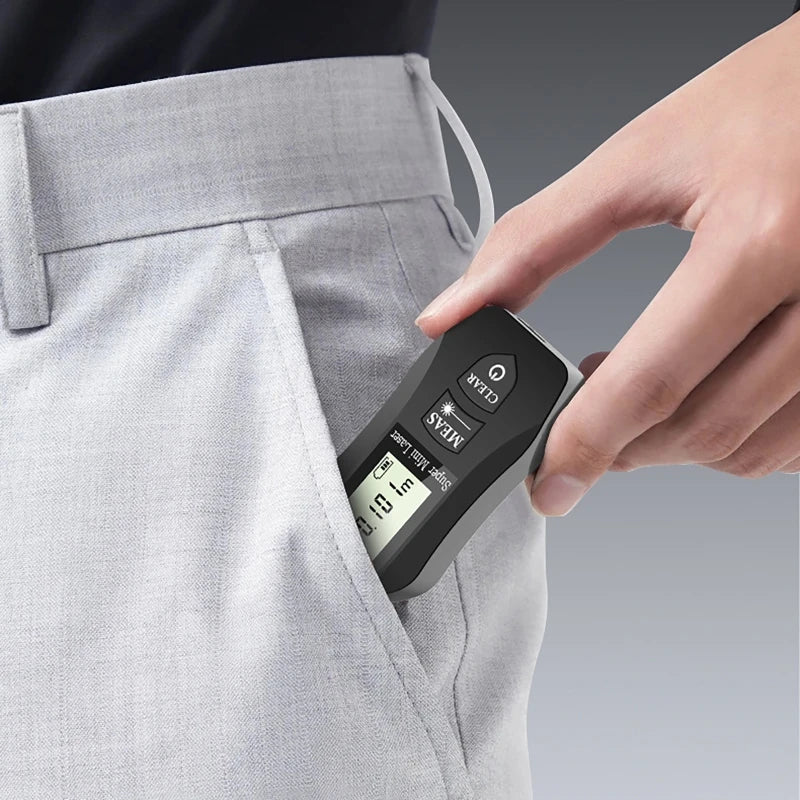 Mini télémètre laser 30m – mesure continue, haute précision