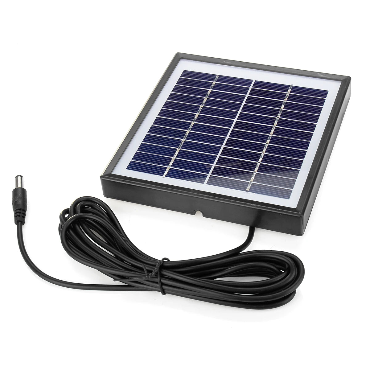 Mini panneau solaire portable 5W 12V polysilicium, câble 118 pouces, pour caméra, camping, randonnée