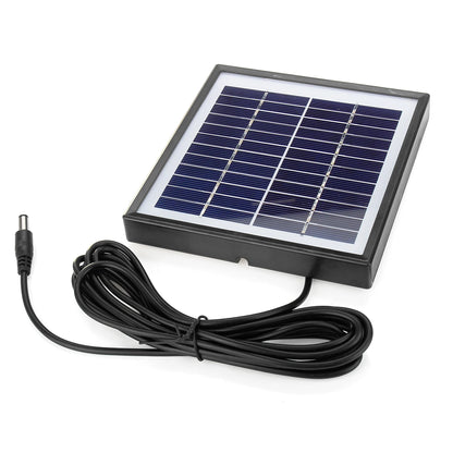 Mini panneau solaire portable 5W 12V polysilicium, câble 118 pouces, pour caméra, camping, randonnée