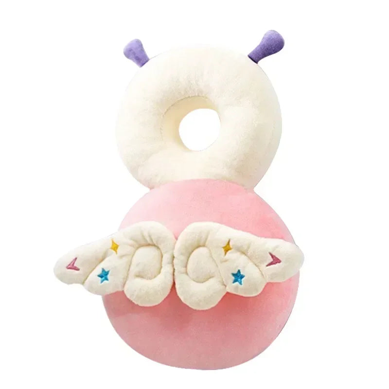 Coussin de protection tête bébé 1-3T – Sécurité dos, motif abeille/ange .