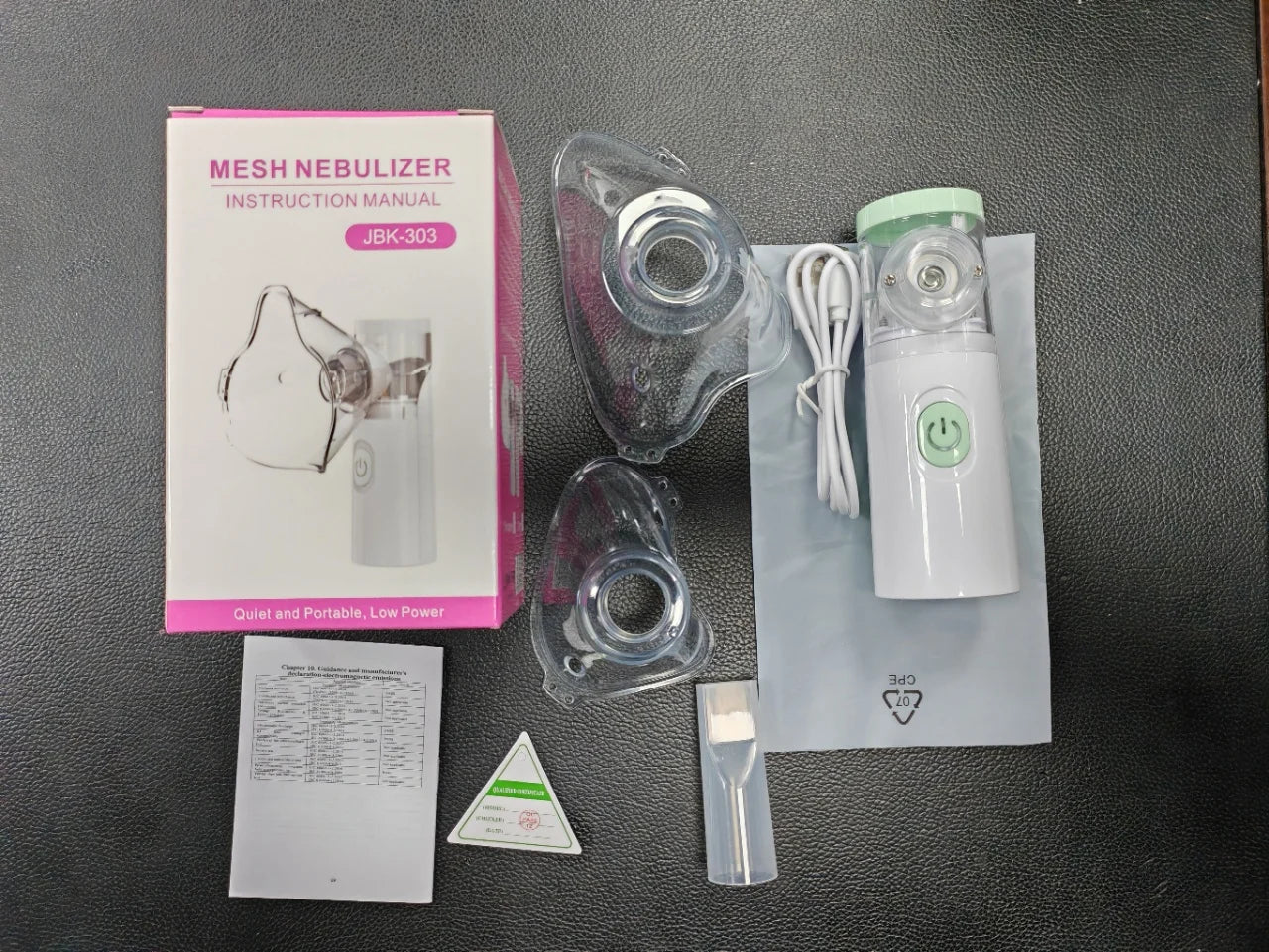 Nébuliseur médical silencieux portable à mailles, mini inhalateur enfant .