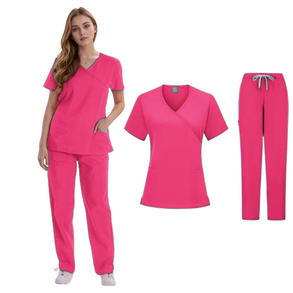 Uniformes cliniques femme – Tenues dentaires confortables et professionnelles.