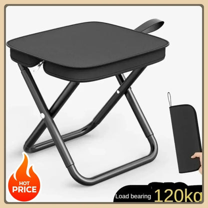 Tabouret de Pêche Ultraléger– Chaise Pliable Portable avec Sac de Rangement, Parfait pour Camping, Pique-Nique et Activités de Plein Air
