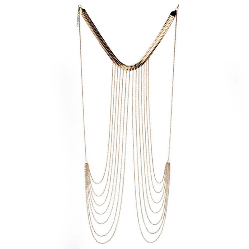 Collier long en alliage avec pompon pour femme – mode sexy JO Présidence .