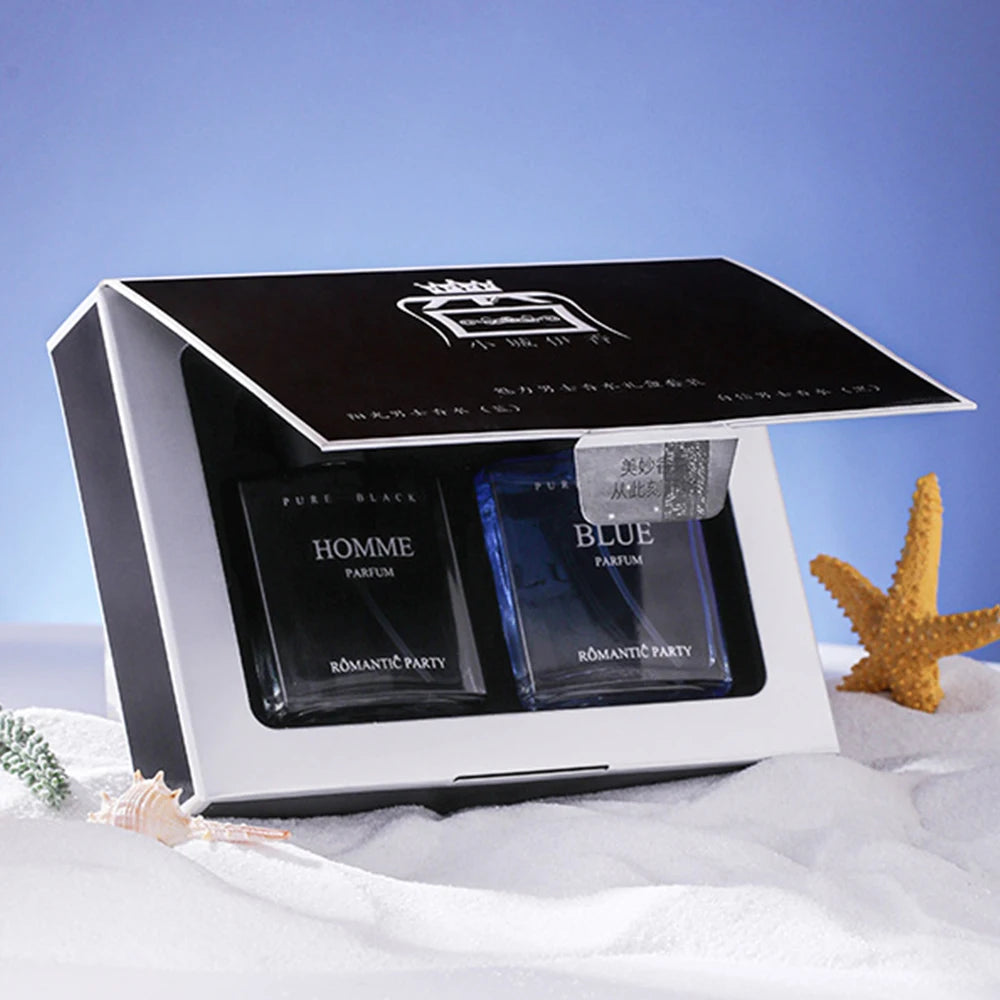 Glamour parfum homme, coffret Cologne longue durée, phéromones, spray original .