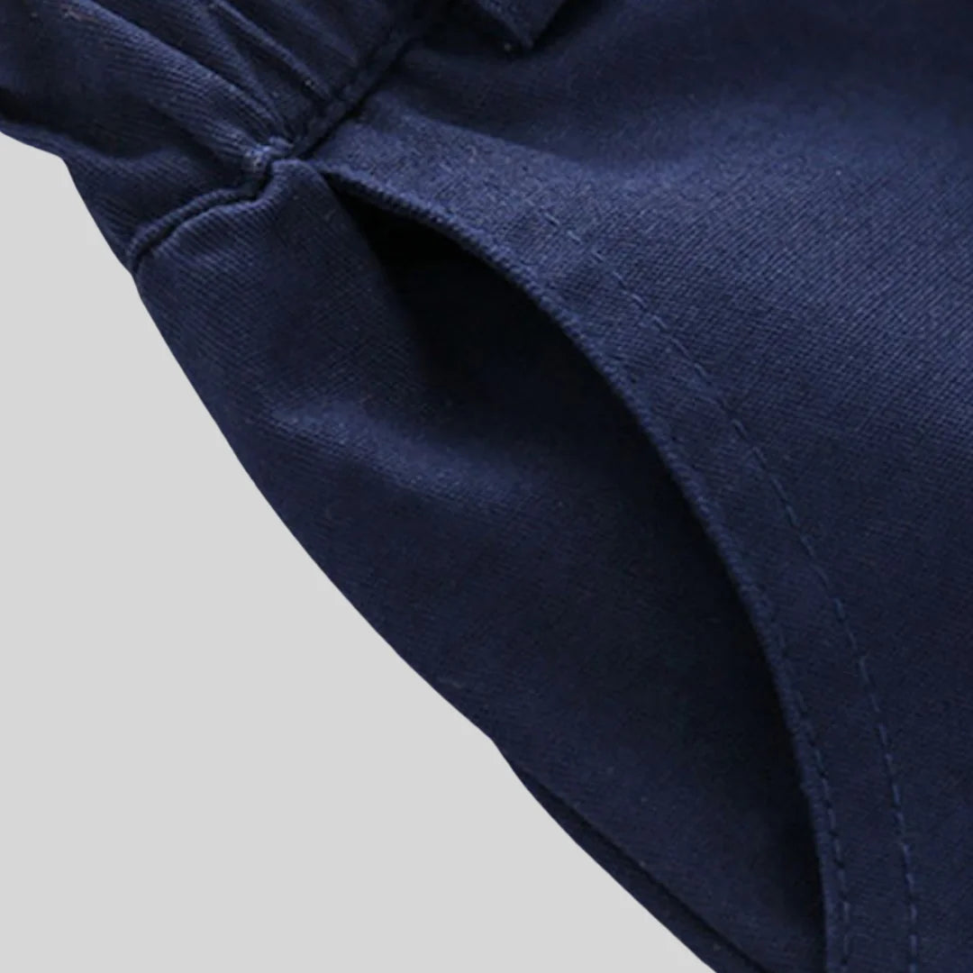 Ensemble 2 pièces bébé garçon – Coton, manches courtes, short avec poche, 9-36 mois