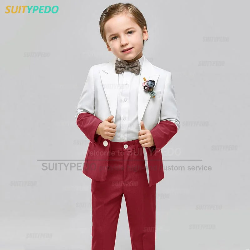 Ensemble deux pièces garçon﻿– veste pantalon, blazer activité, fête, mode chic