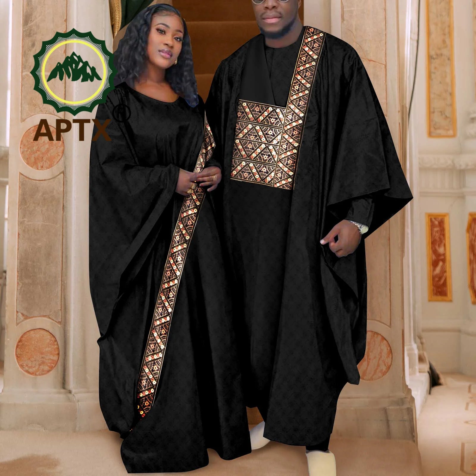 Vêtements couple africain – Tenues mariage ethniques, Abaya femme, Dashiki homme, style traditionnel