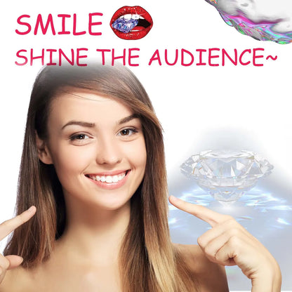 Kit gemme dentaire IMADIY, diamant blanc, facile à poser et enlever.