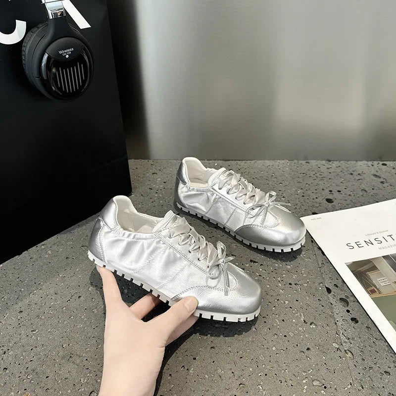 Ballerines printemps femmes, bout rond, sangle croisée, semelle souple, style élégant