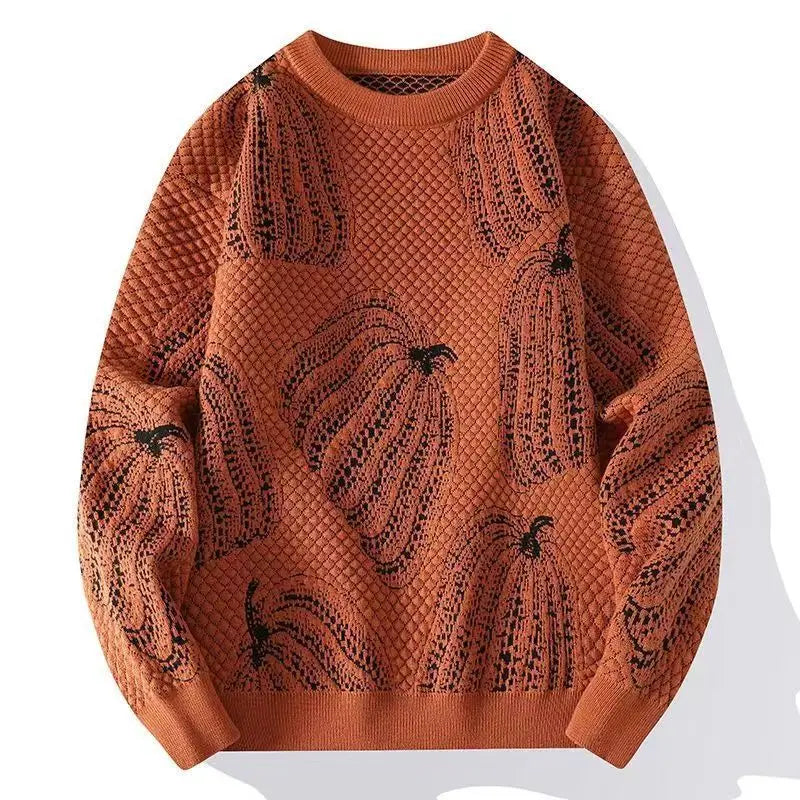 Pull Homme Col Rond Patchwork Gaufré