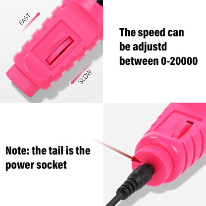 Kit Manucure YIKOOLIN avec Lampe UV LED et Perceuse Électrique – Ensemble Complet Ongles Gel