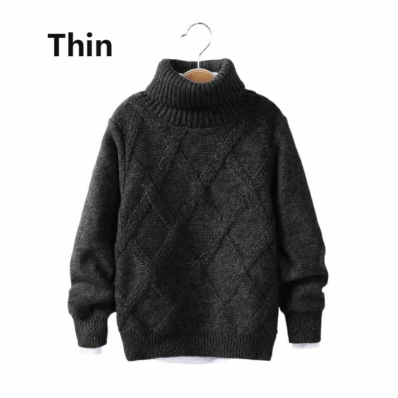 Pull Col Roulé Enfant Garçon/Fille – Épaissi et Rembourré, Chaud Automne Hiver, 3-10 Ans