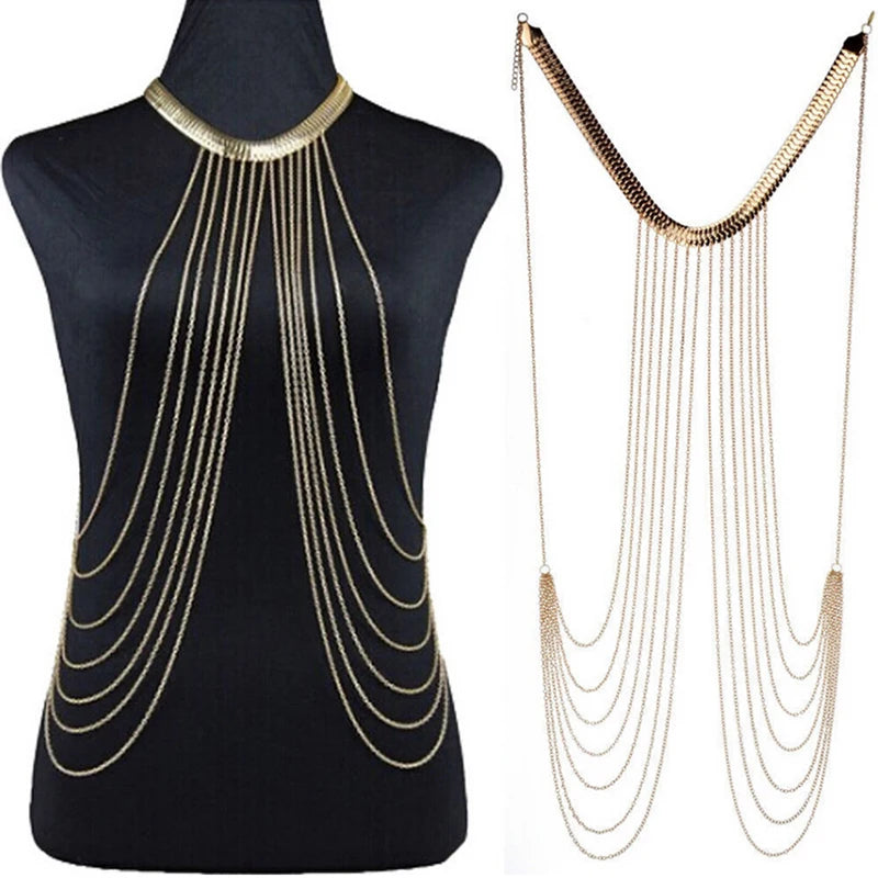 Collier long en alliage avec pompon pour femme – mode sexy JO Présidence .