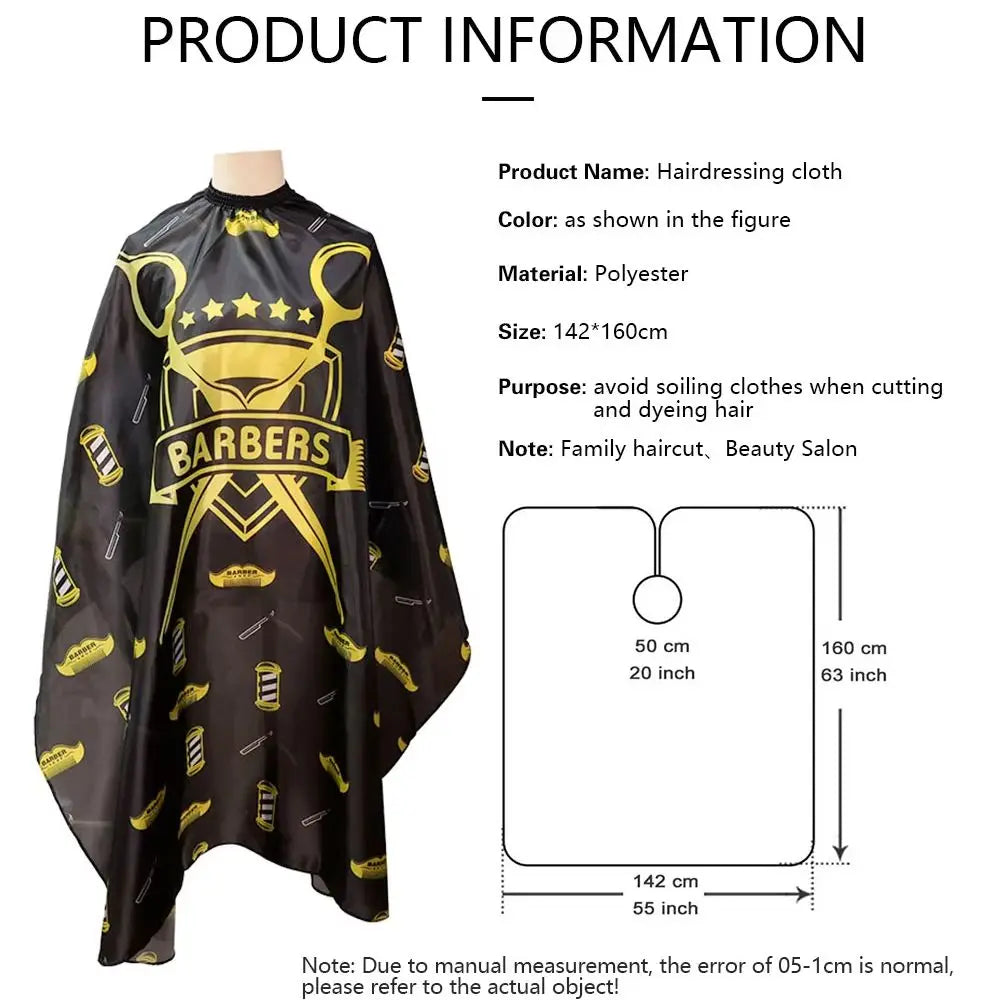 Capes coupe cheveux antistatiques, imperméables