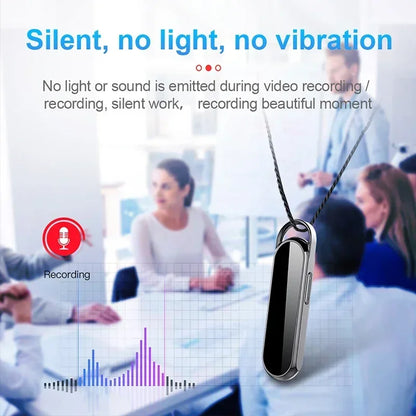 Mini Caméra Vidéo Portable 1080P, Dictaphone avec Micro SD .