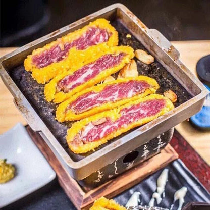 Poêle à Charbon Style Japonais – Mini Gril Portable en Aluminium, Idéal pour BBQ, Extérieur et Camping