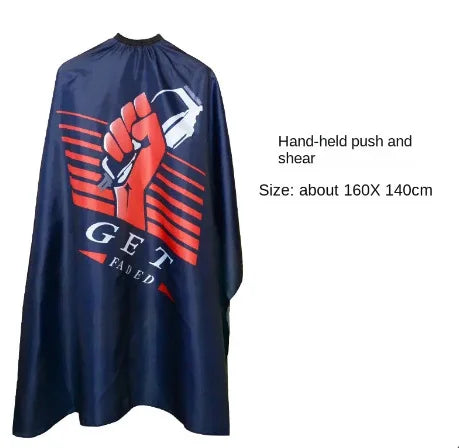 Cape coupe cheveux salon pro, polyester imperméable