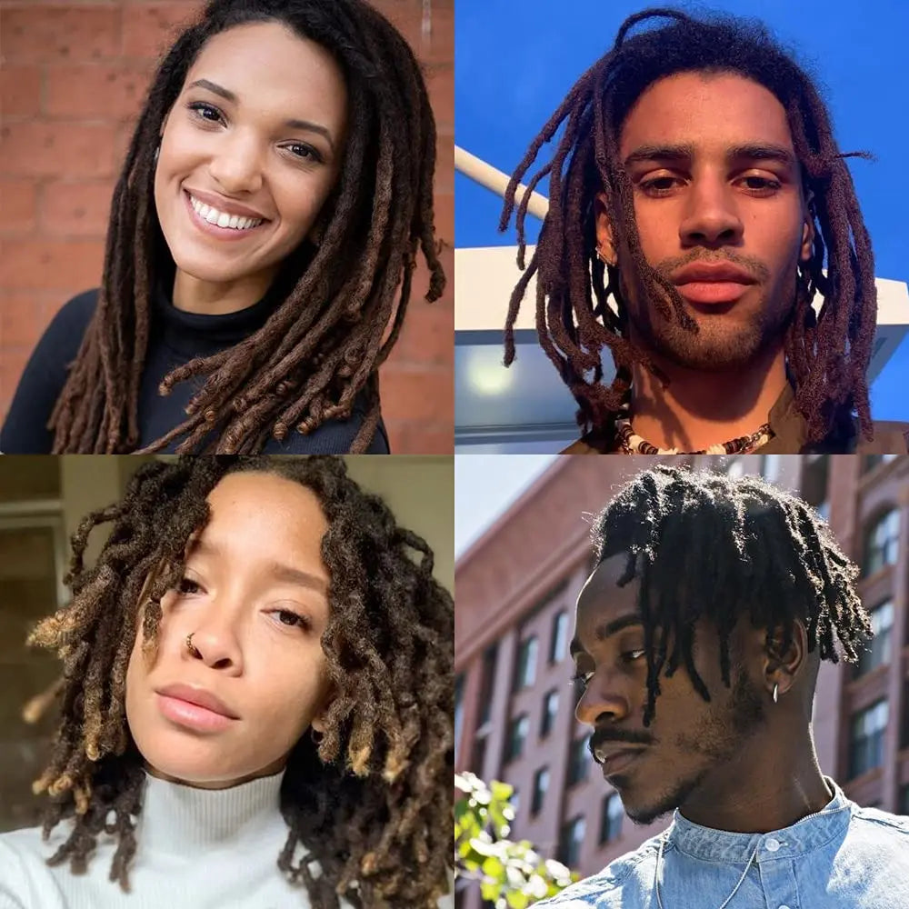 Cheveux humains afro crépus bouclés en vrac 8 pouces, pour locs, twists, tresses, réparations