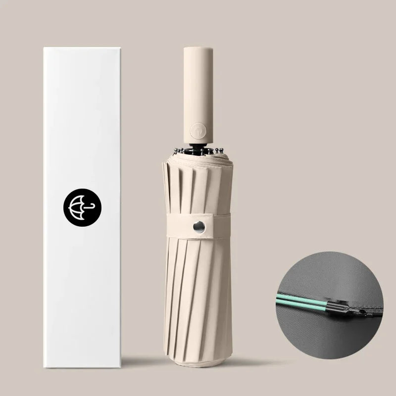 Parapluie Xiaomi Youpin double couche anti-vent, 16 côtes, protection UV, pluie et soleil