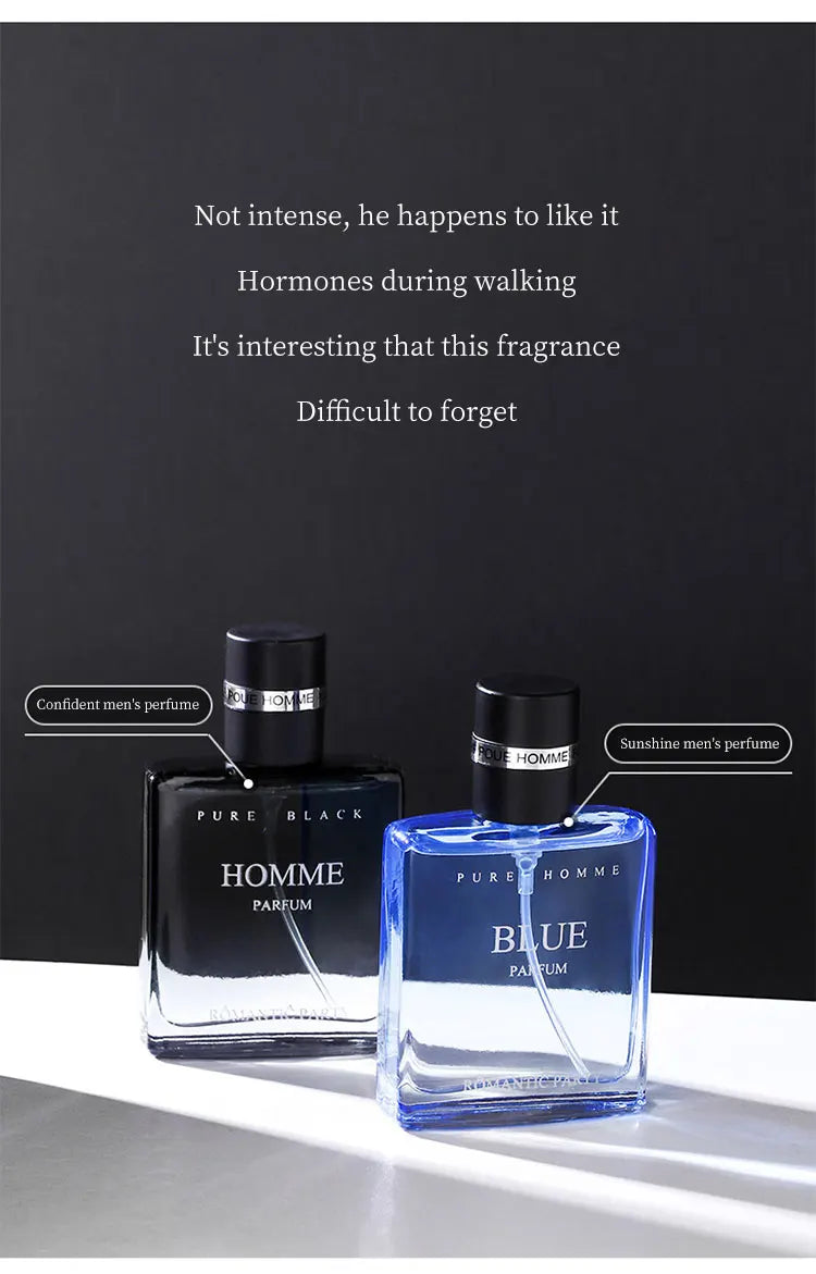 Glamour parfum homme, coffret Cologne longue durée, phéromones, spray original .