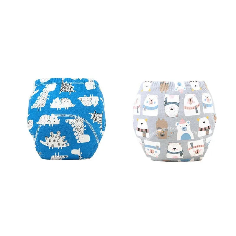 Pantalon d'entraînement bébé coton imperméable – 6 couches absorbantes – Lavable et réutilisable – Culotte apprentissage confortable et écologique