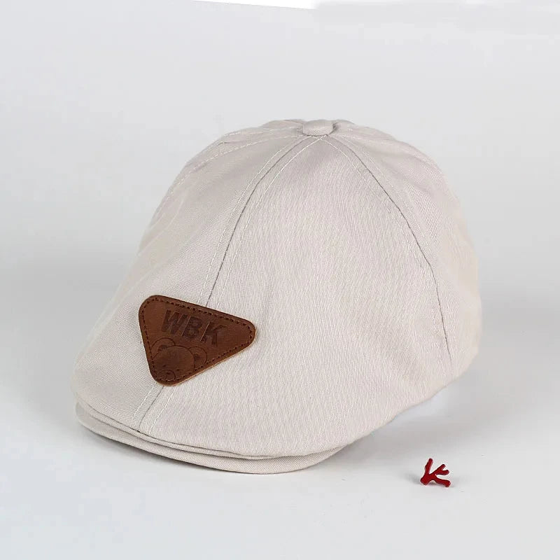 Chapeau bébé garçon – Béret coton avec visière, quatre saisons, léger, été, 1-4 ans